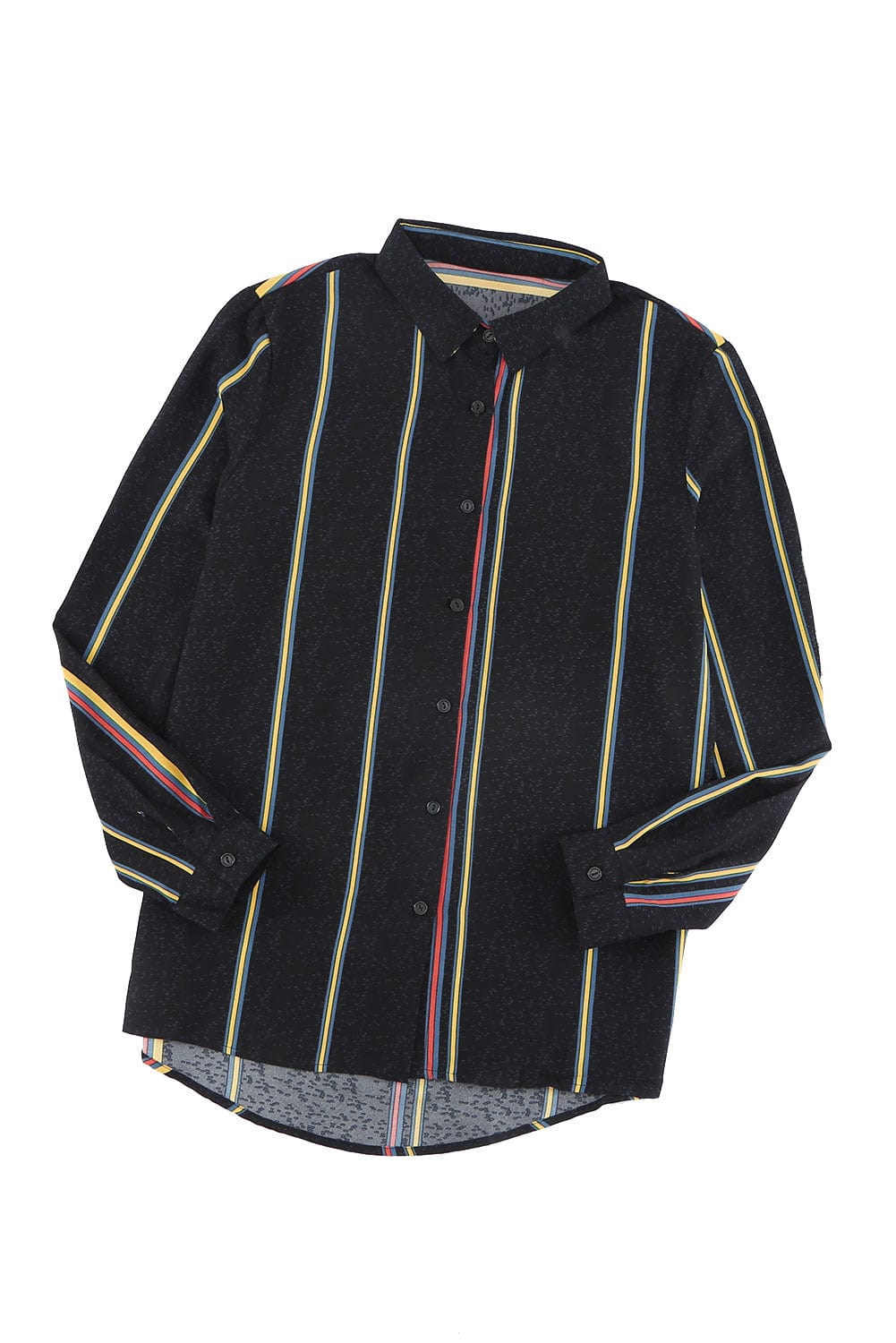 Versatile Striped Button-Up Shirt