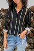 Versatile Striped Button-Up Shirt