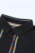 Versatile Striped Button-Up Shirt