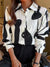 Work-Appropriate Printed Blouse