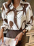 Work-Appropriate Printed Blouse