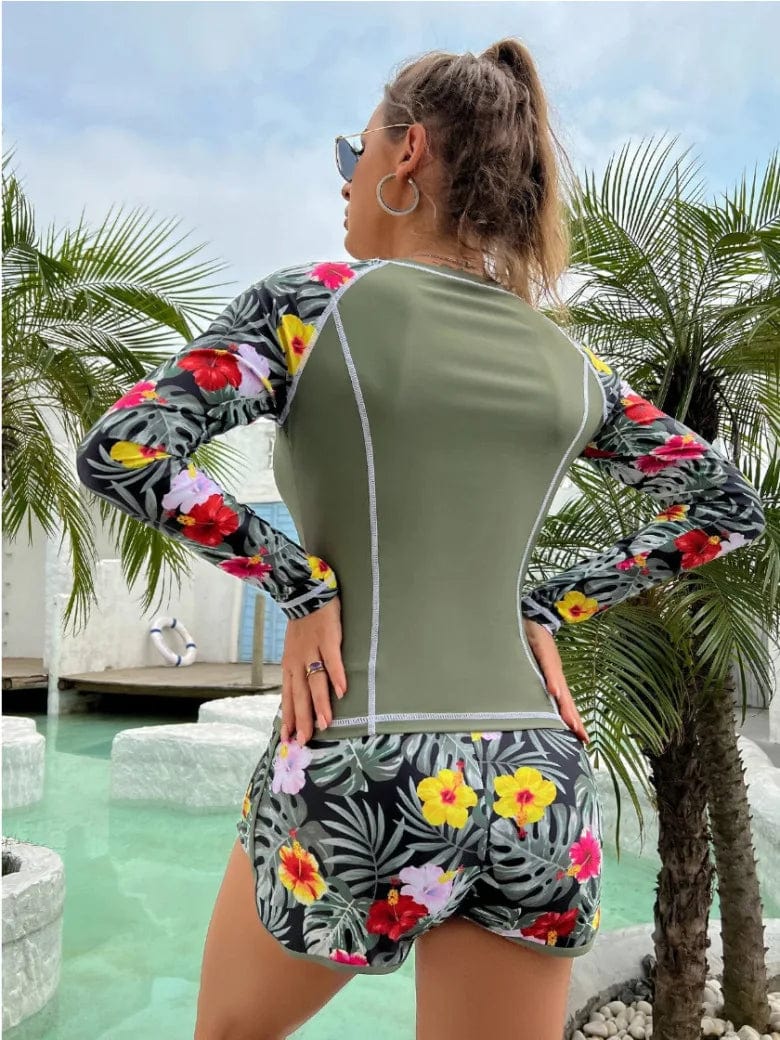 Women's Surfing Swimsuit with Shorts