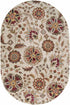 Longford Beige Floral Wool Carpet