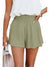Loose-Fit High Waist Ruffle Wide-Leg Cotton Shorts In Various Colors