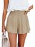 Loose-Fit High Waist Ruffle Wide-Leg Cotton Shorts In Various Colors