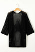 Black Knit Cardigan