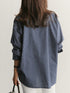 Long Sleeve Striped Blouse