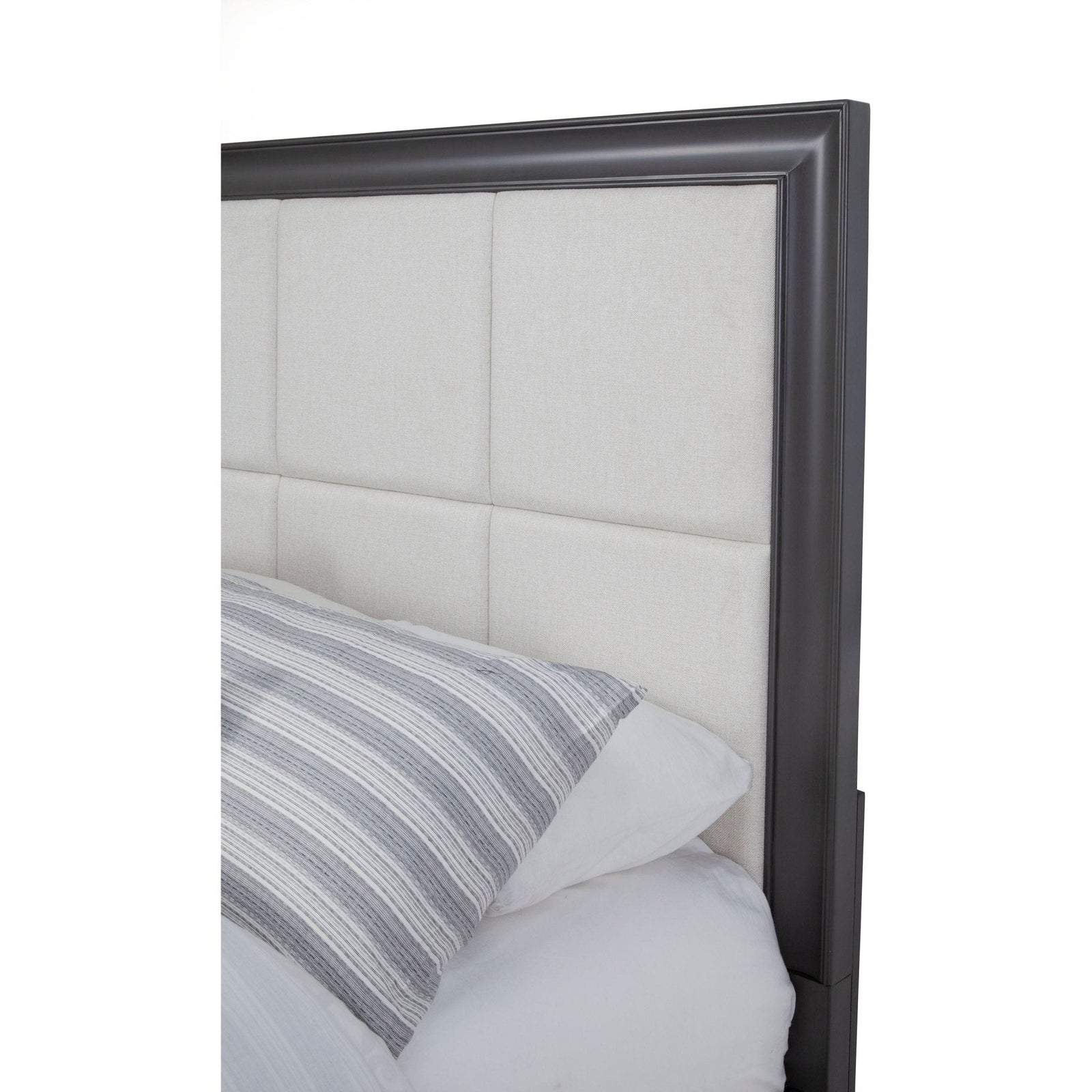 Cama con almacenaje Lorraine, gris oscuro