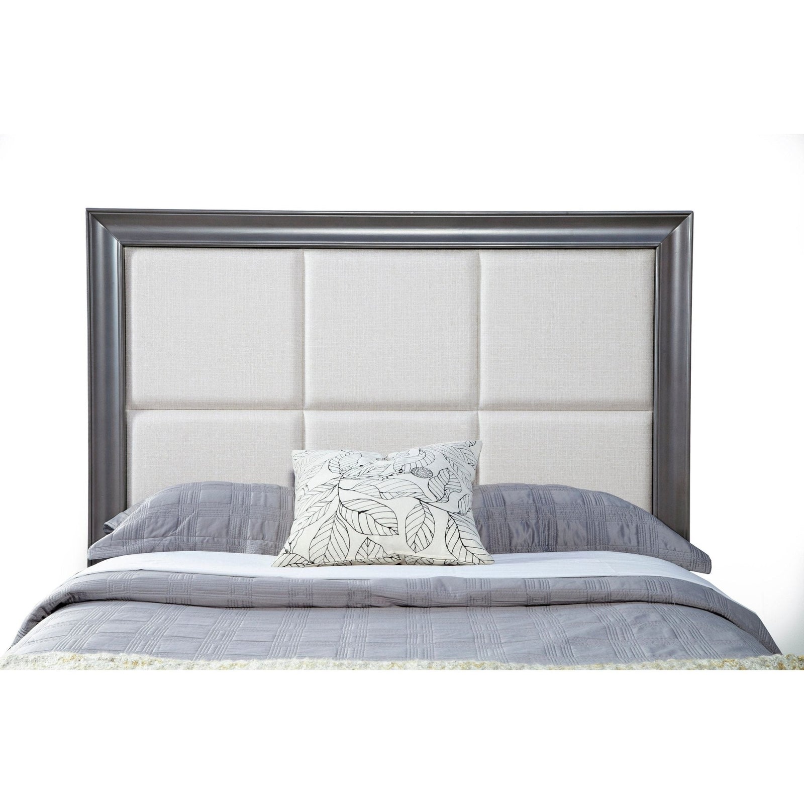 Cama con almacenaje Lorraine, gris oscuro