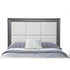 Cama con almacenaje Lorraine, gris oscuro
