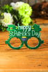 Lucky Clover Festive St. Patrick's Day Party Glasses Frame