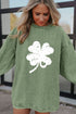 Vintage Clover Design Sweatshirt