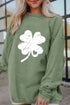 Vintage Clover Design Sweatshirt