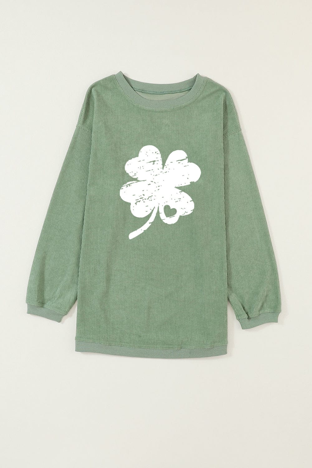 Vintage Clover Design Sweatshirt