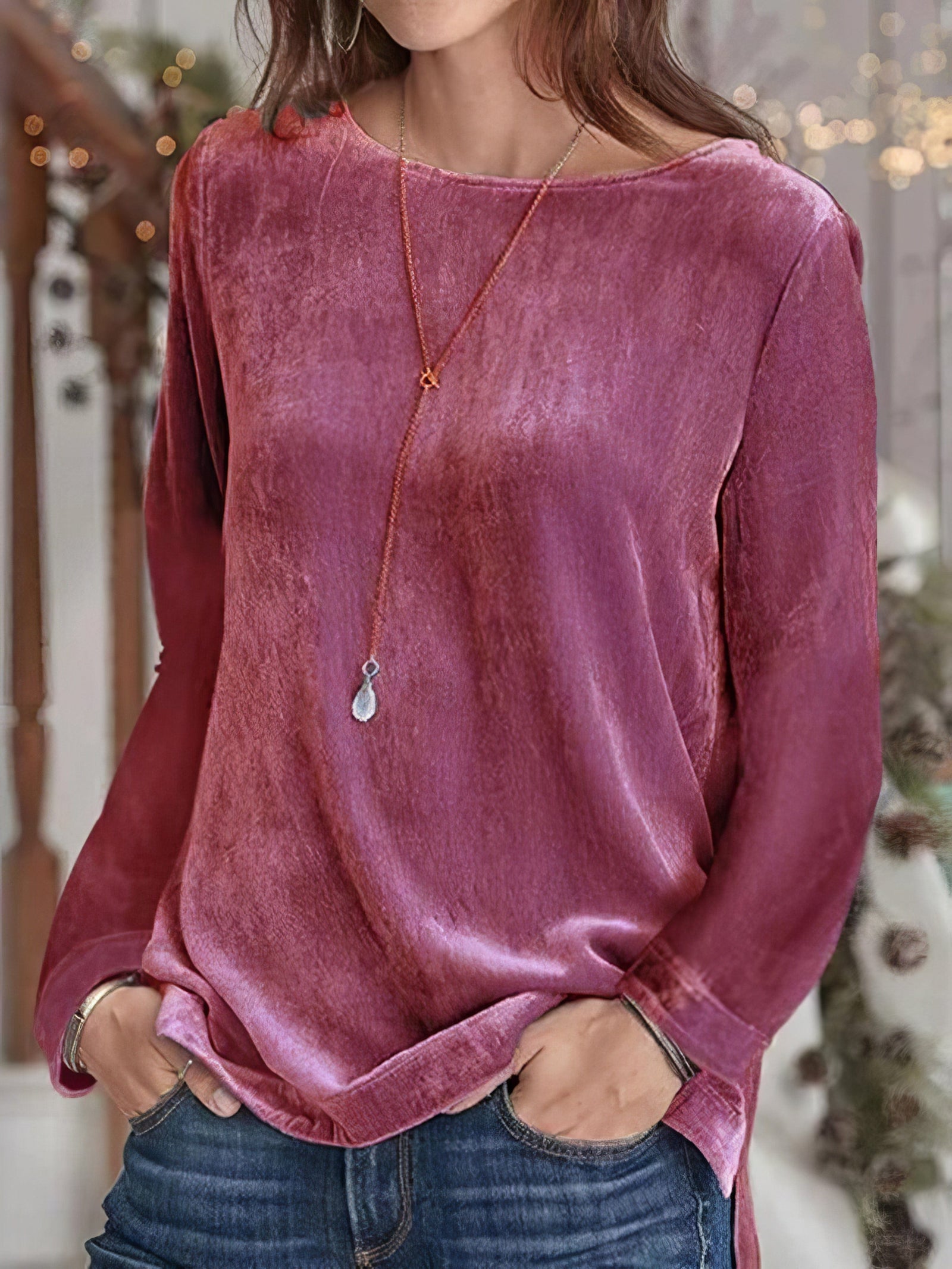 Elegant Black Long Sleeve Top