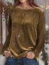 Elegant Black Long Sleeve Top