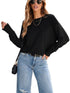 Elegant Black Long Sleeve Top