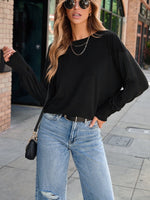 Elegant Black Long Sleeve Top