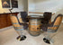 Juego de bar de lujo con mesa de bar y taburetes de bar - Muebles de bar multiusos para vino y whisky