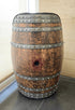 Silla de lujo Captain Barrel, hecha a mano, con compartimentos ocultos para vino y whisky, tapizada con espuma viscoelástica y ruedas móviles.