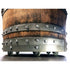Silla de lujo Captain Barrel, hecha a mano, con compartimentos ocultos para vino y whisky, tapizada con espuma viscoelástica y ruedas móviles.