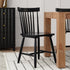 Juego de 2 sillas Windsor Lyra, color negro