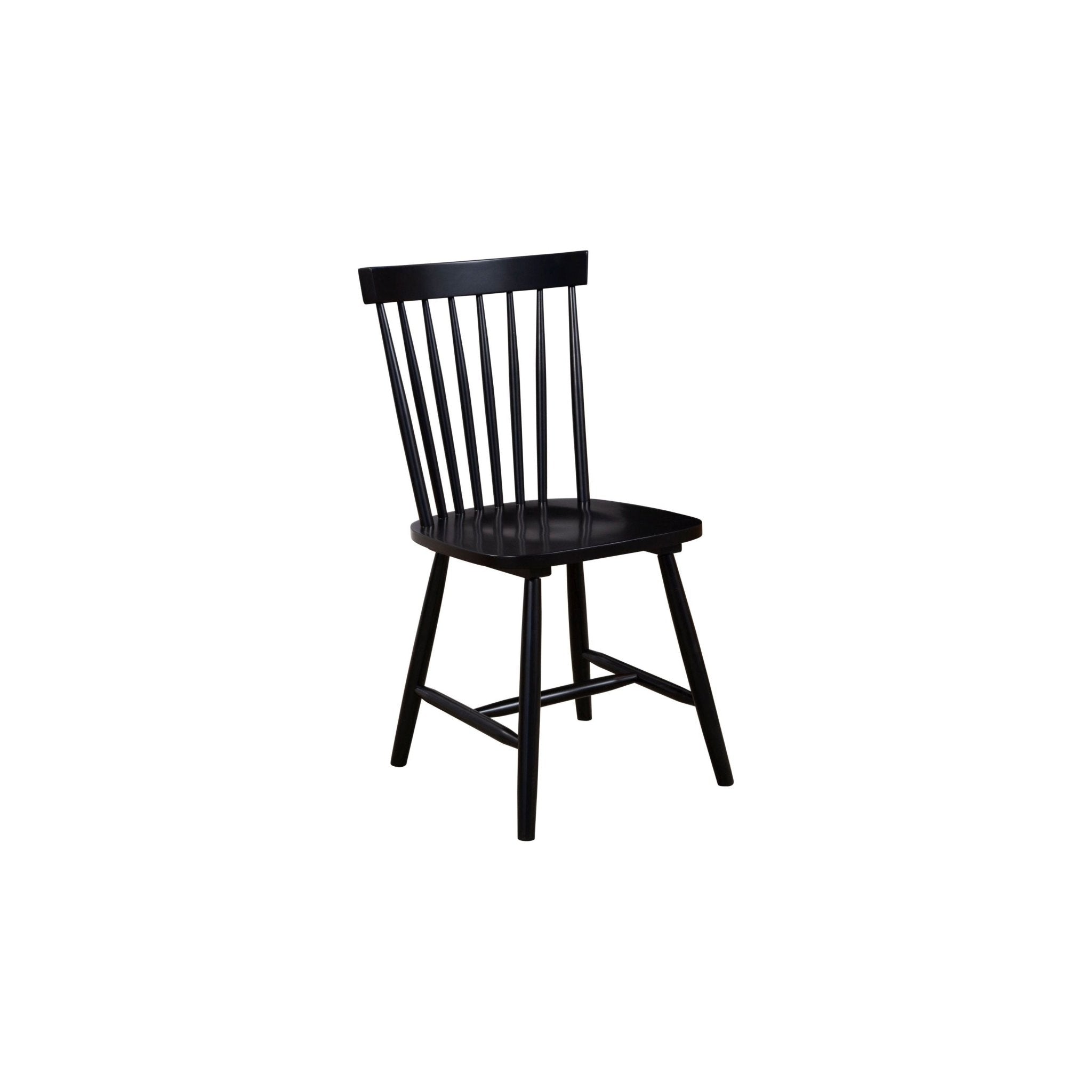 Juego de 2 sillas Windsor Lyra, color negro