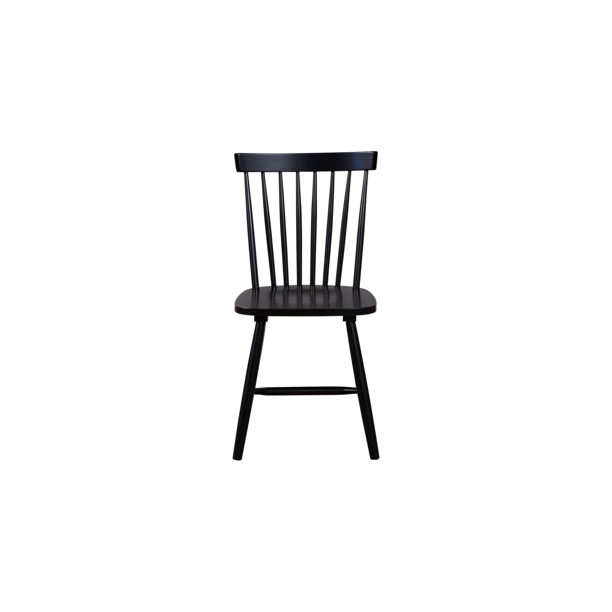 Juego de 2 sillas Windsor Lyra, color negro