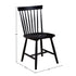 Juego de 2 sillas Windsor Lyra, color negro