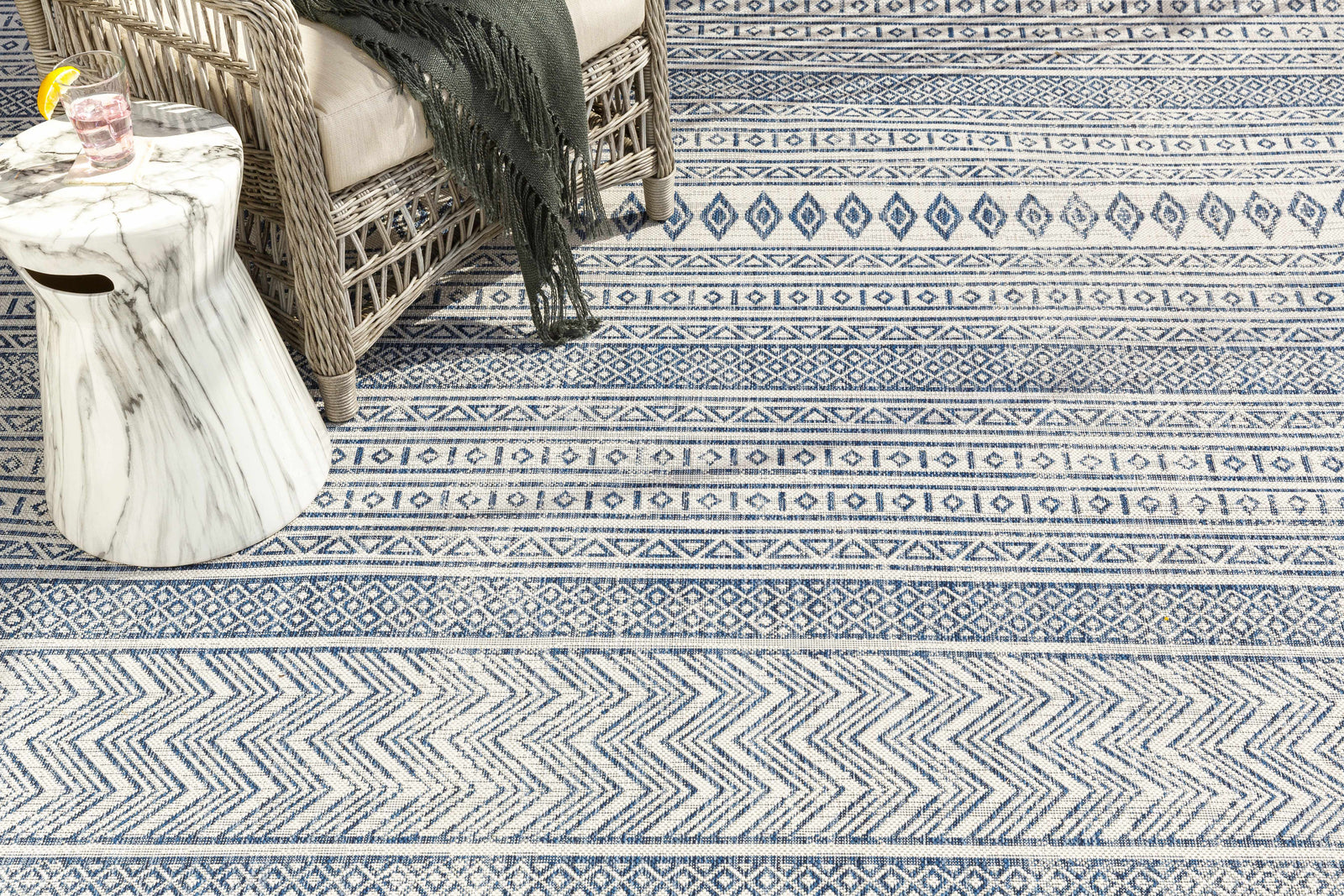 Alfombra de alto rendimiento Madras Green All Over