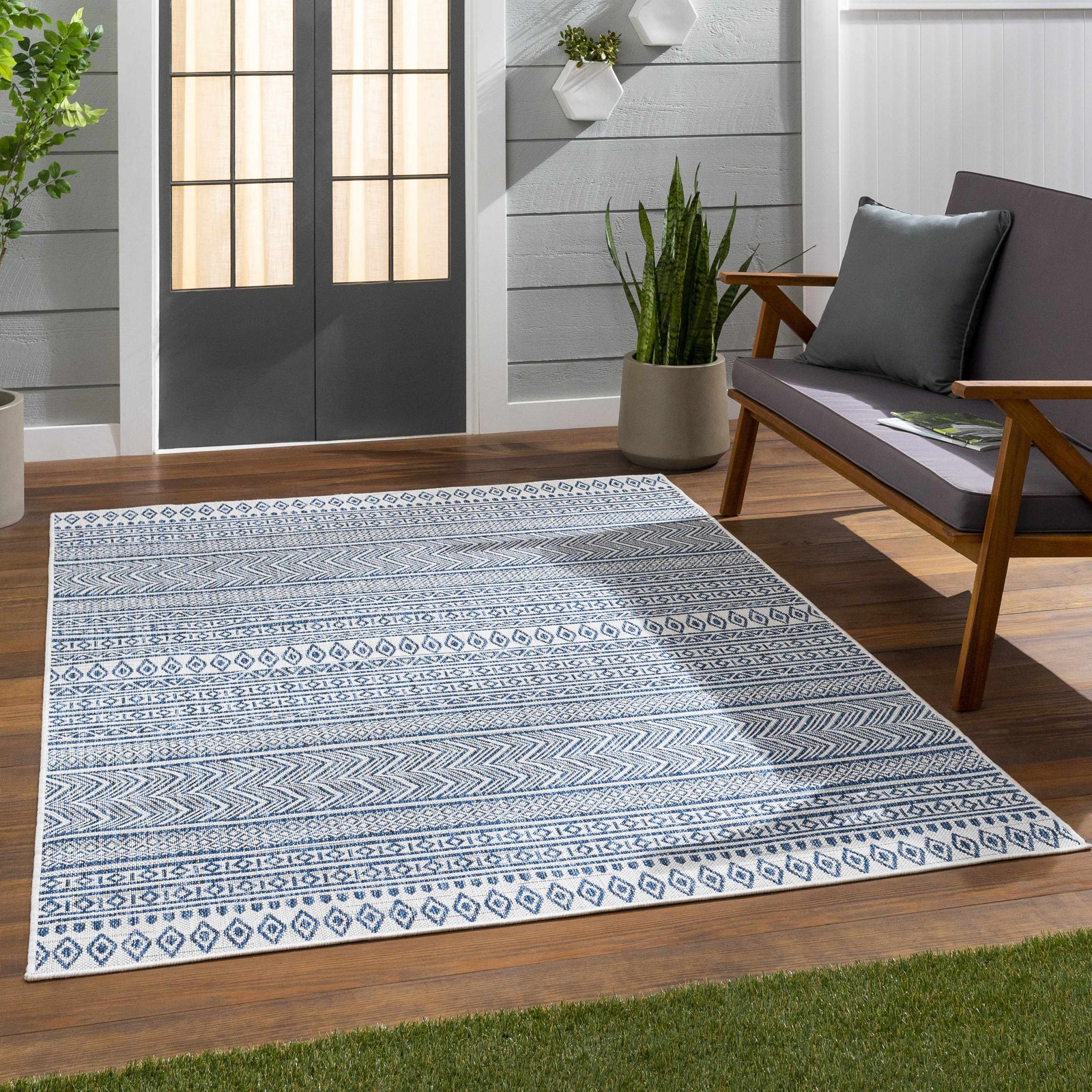 Alfombra de alto rendimiento Madras Green All Over