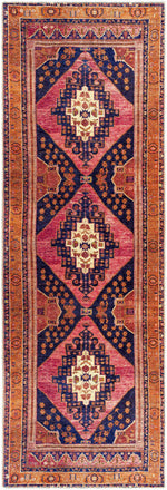 Alfombra lavable de pelo plano vintage Malamote