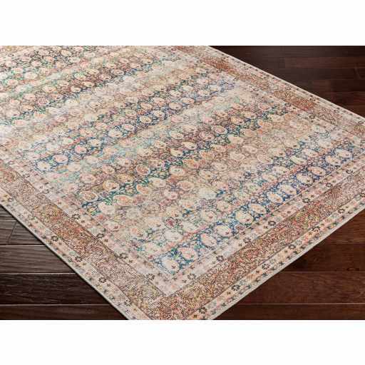 Alfombra lavable desgastada Maligaya de color óxido - Liquidación