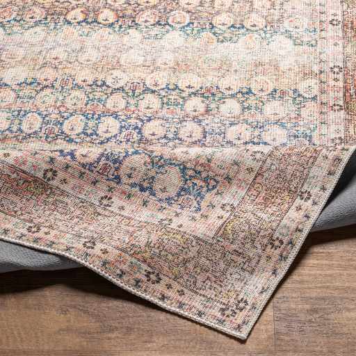 Alfombra lavable desgastada Maligaya de color óxido - Liquidación