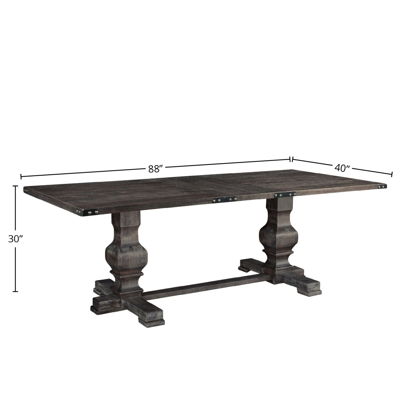 Mesa de comedor Manchester, color carbón