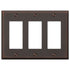 Placa de pared de bronce envejecido de Manhattan: 3 balancines