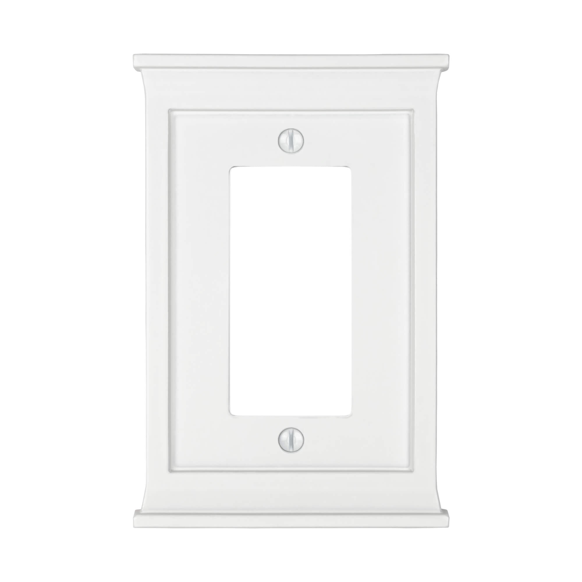 Repisa de chimenea de composite blanco - 1 placa basculante