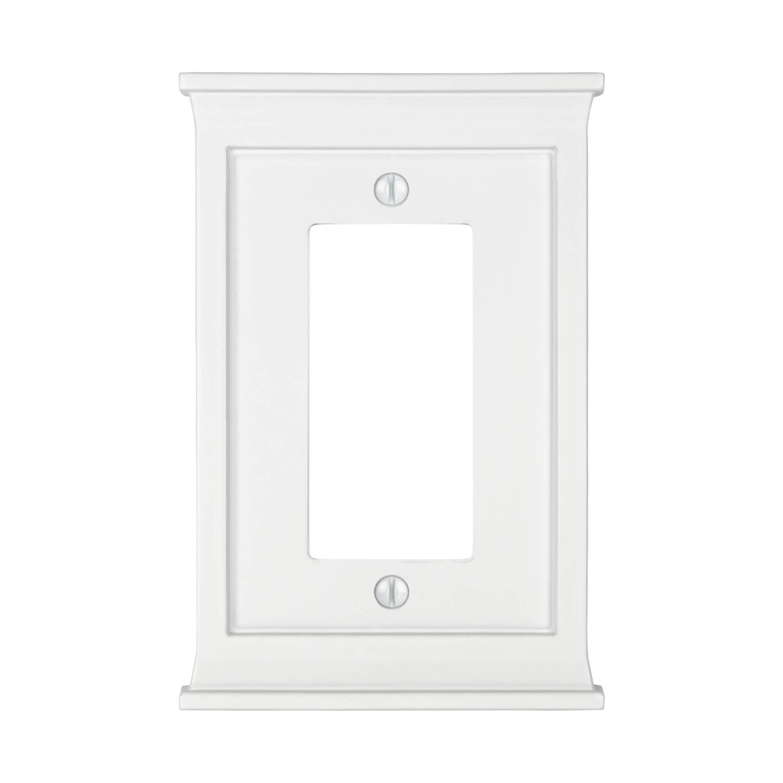 Repisa de chimenea de composite blanco - 1 placa basculante
