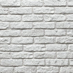 Granulbrick White Manufactured Stone Handmade Brick Veneer - Livfloors Collection
