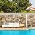 Ashlar Pattern Petra Olive Manufactured Stone Handmade Veneer - Livfloors Collection