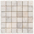 Carrara White Marble Tumbled Mosaic Floor and Wall Tile - Livfloors Collection