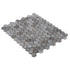 Silver Emperador Marble Hexagon 2" Polished Mosaic Floor and Wall Tile - Livfloors Collection