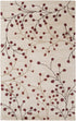 Elsu Beige & Burgandy Wool Rug