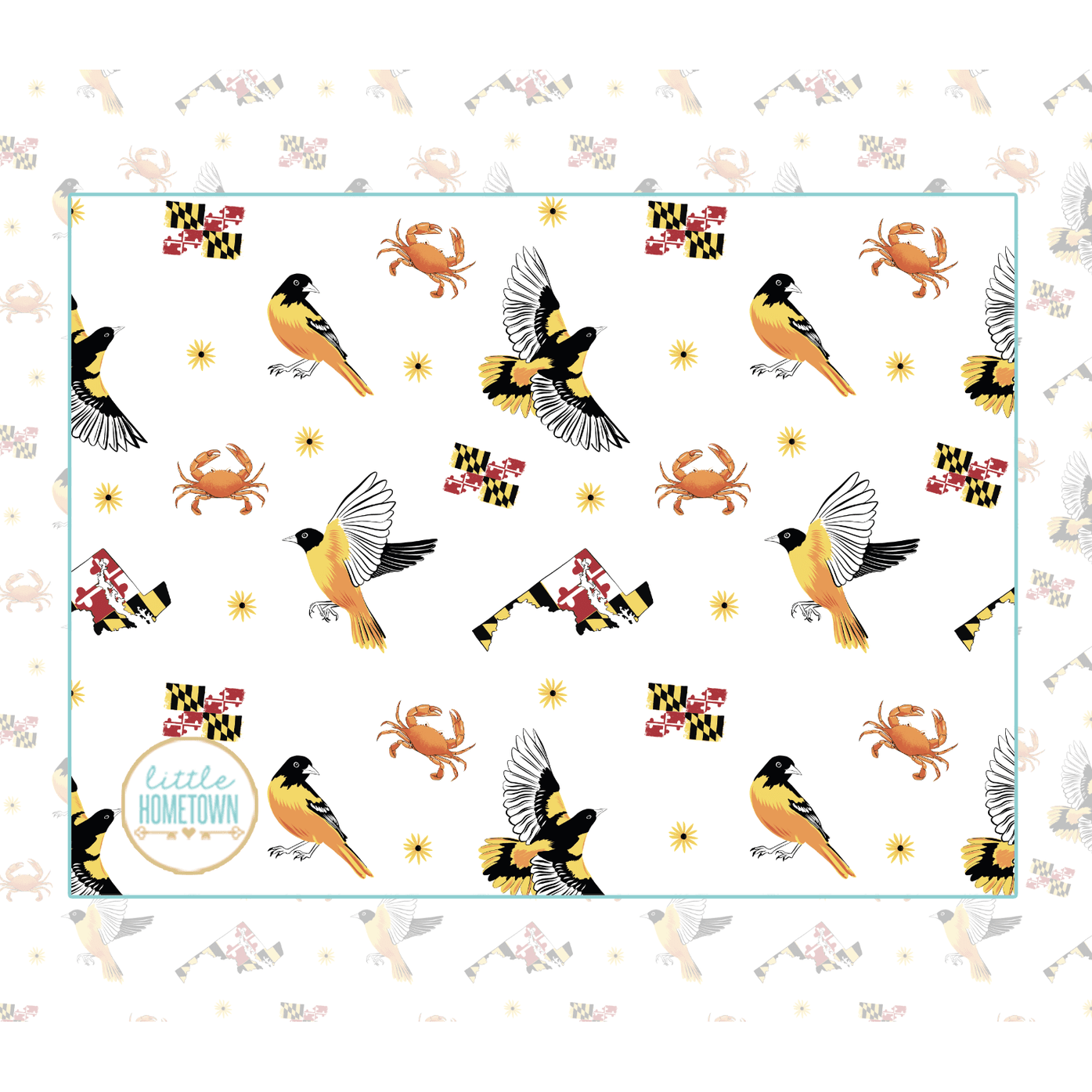 Manta de felpa Maryland de 60 x 80