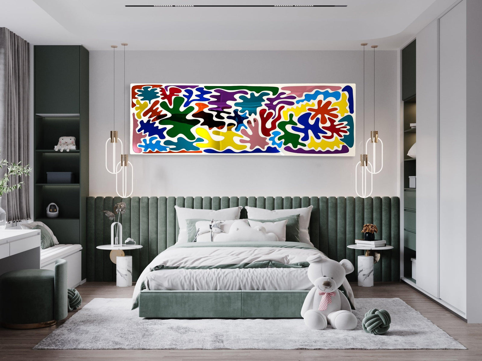 Escultura de pared con espejo de Matisse Art