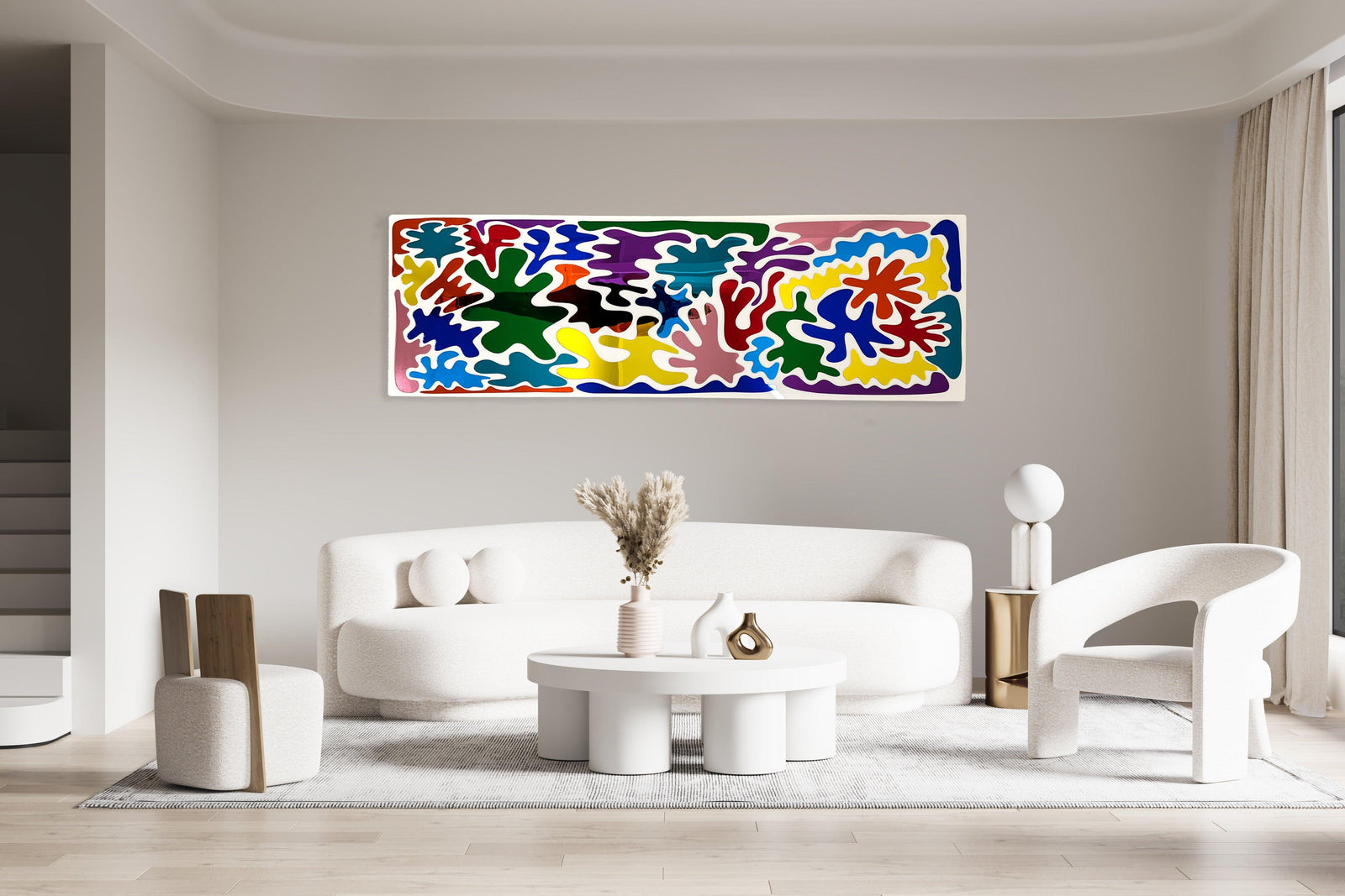 Escultura de pared con espejo de Matisse Art
