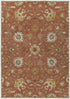 Logville Hand Tufted Rust 1119 Wool Rug