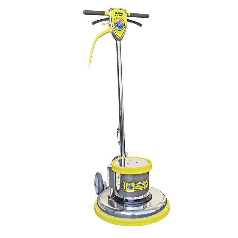 Mercury Lo-Boy Ultra Quiet Floor Machines L-17E 17" Apron, 175 RPM