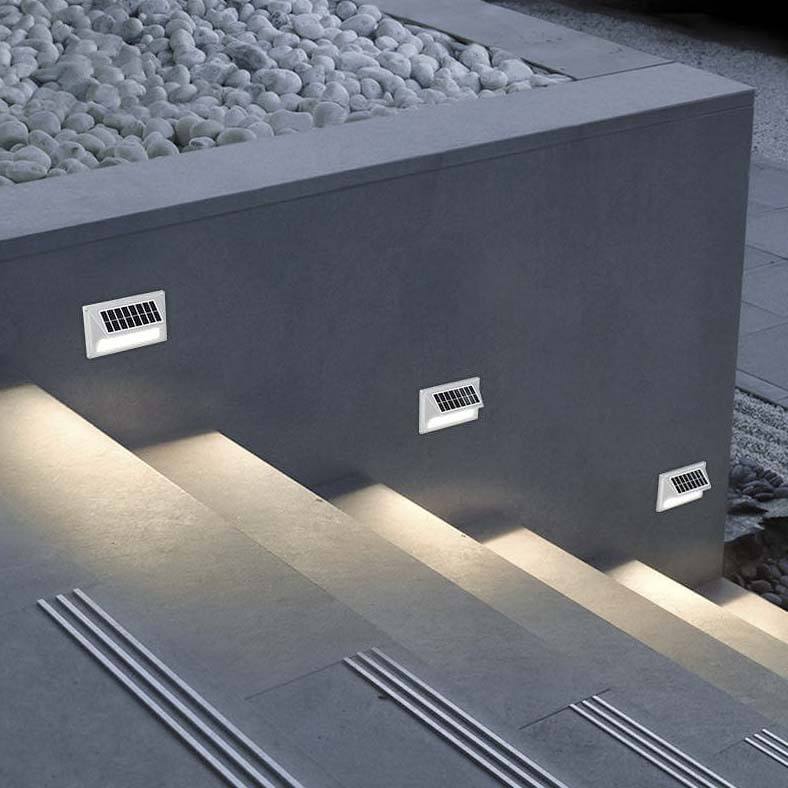 Lámpara solar para terraza o escalón Mesa-100® Pro-Line de Osram, de Alemania | Del anochecer al amanecer | Paquete de 2 