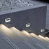 Lámpara solar para terraza o escalón Mesa-100® Pro-Line de Osram, de Alemania | Del anochecer al amanecer | Paquete de 2 